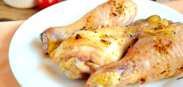 Курица на соли в духовке