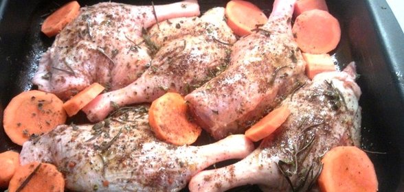 Запеченные утиные ножки