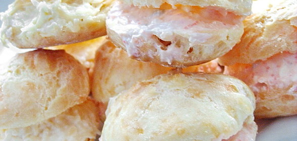 Гужеры - французские заварные сырные булочки