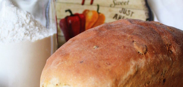 Хлеб с болгарским перцем