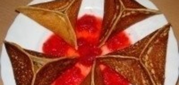 Блины по-арабски с яблоками