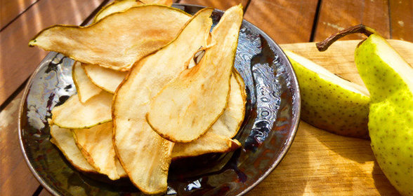 Грушевые чипсы