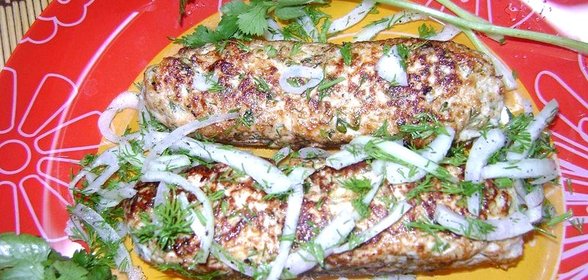 Люля-кебабы на сковородке