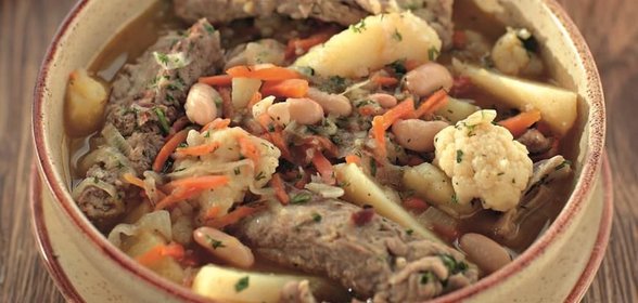 Рагу из свиных ребрышек