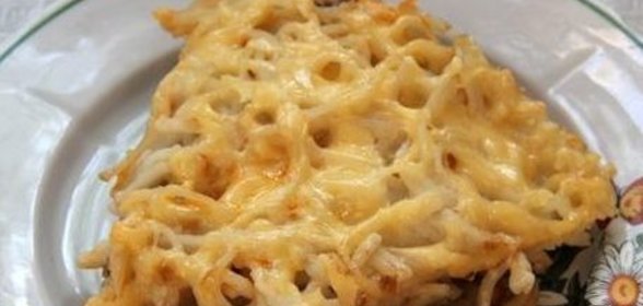 Макароны с соусом бешамель