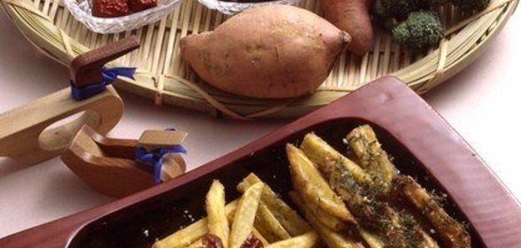 Кисло-сладкий жареный картофель (Tang Cu Tudou Si)