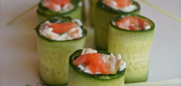 рулетики из огурца