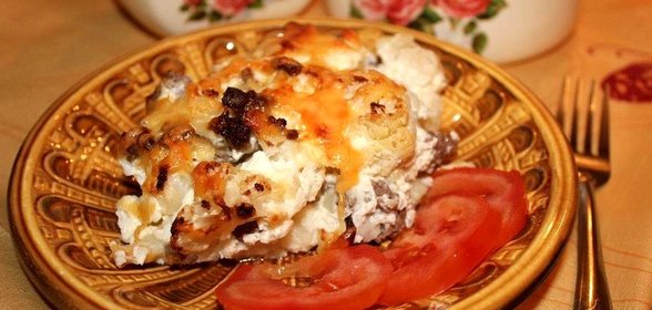 Запеканка из цветной капусты