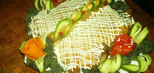 Фаршированная курица