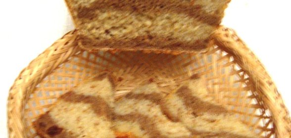 Постный «полосатый» хлеб