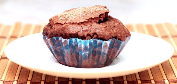 Райские шоколадные маффины с кусочками шоколада