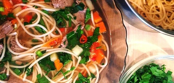 Вьетнамский суп с говядиной фо‑бо