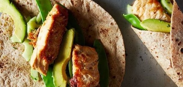 Лосось жаренный