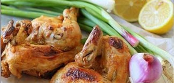 Курица в йогуртовом маринаде с прияностями по-арабски