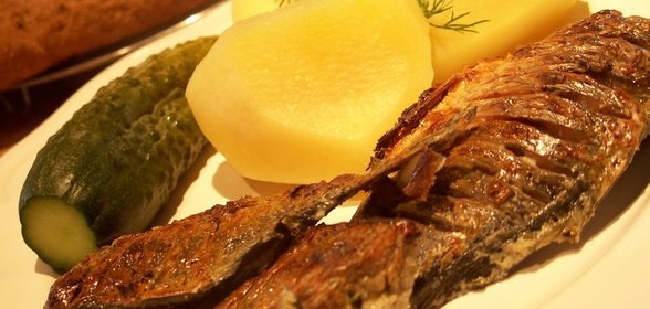 Запеченые в сметане карасики