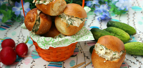 Фаршированные пампушки Сундучок