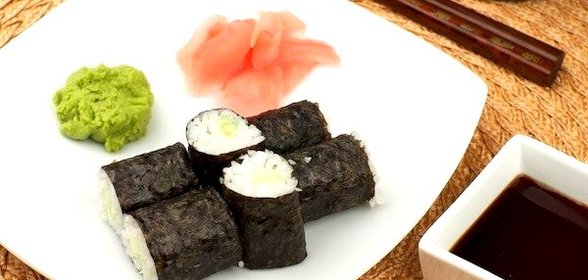 Роллы с огурцом