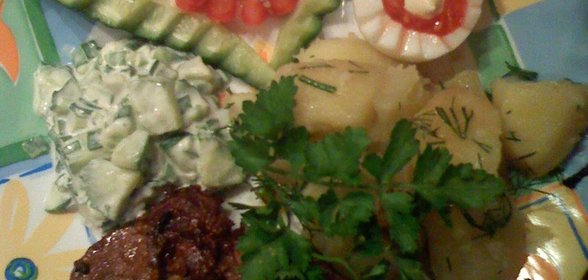 Мясо гриль в ананнасовом соусе по Американски