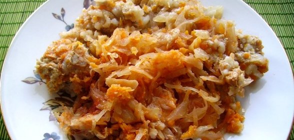 Ленивые голубцы слоями