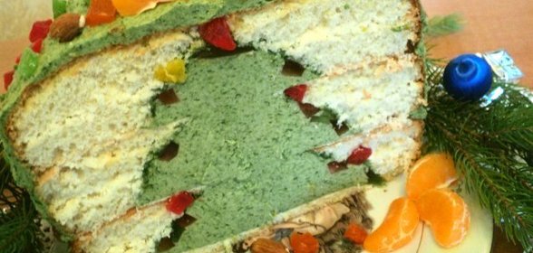 Торт «Новогодняя елка»