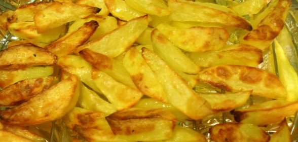 Ароматный жареный картофель