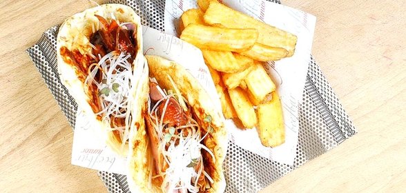 Такос с пекинской уткой