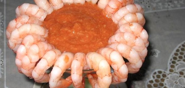 Вкусный соус к креветкам