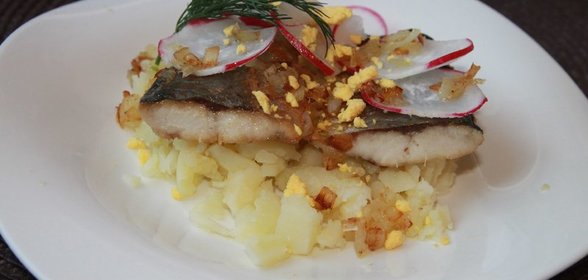 Жареная сельдь с картофелем по-Датски