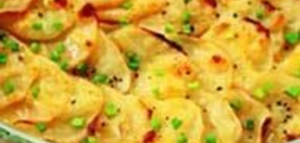 Картофель дофин, запеченный под сыром