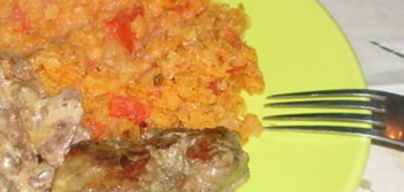 Чечевица с гусиной печенкой