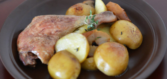 Утиные ножки с молодым картофелем