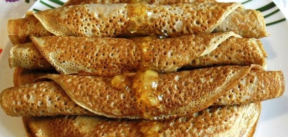 Блины из ржаной муки без дрожжей