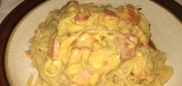 Паста Карбонара со сливками