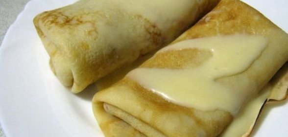 Блинчики с творожной начинкой