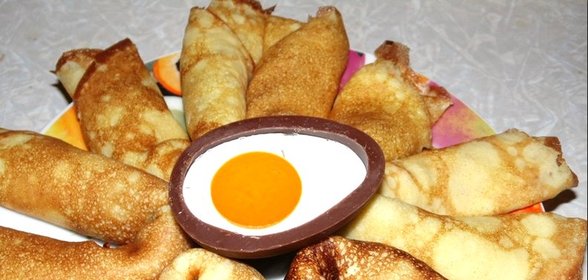 Блинчики с вареной сгущенкой