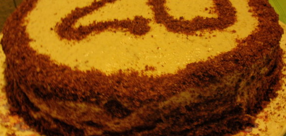 Торт Медовик (тесто не заварное)