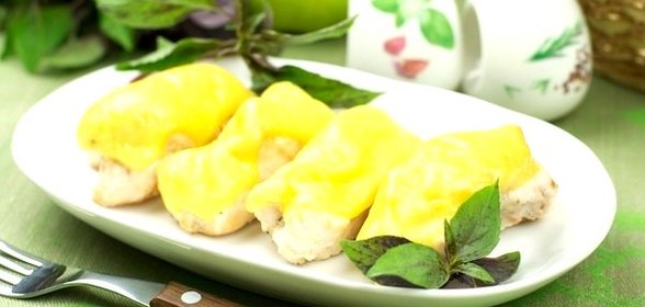 Куриные рулеты с яблоком