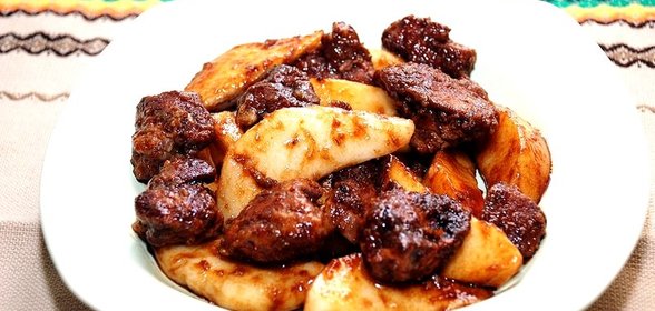 Печень куриная на сковороде