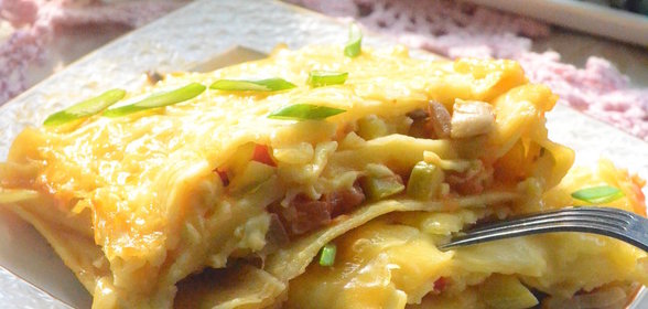 Овощная лазанья