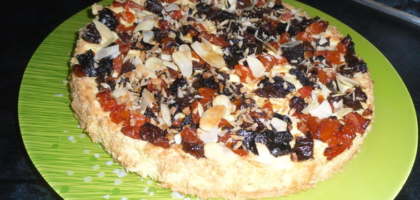 Воздушный пирог-лепешка с сухофруктами Светлая Тучка