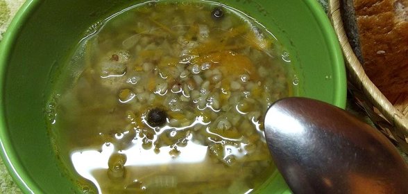 Гречневый суп с фрикадельками