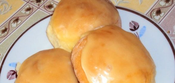 Булочки с джемом из дрожжевого теста
