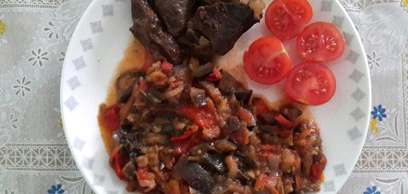 Соте из баклажанов