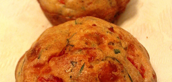 Маффины сырные с грилованым перцем