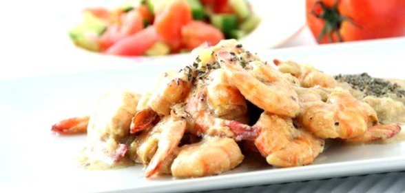 Закуска из ароматных креветок с японским майонезом