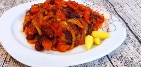 Красная фасоль по-мексикански