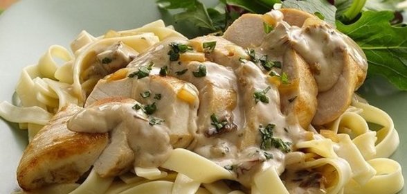 Курица с грибами