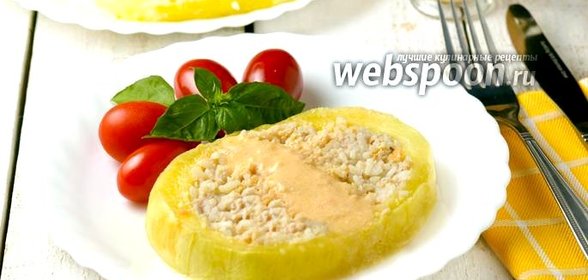 Фаршированные кабачки в духовке