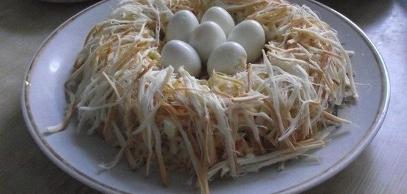 Свиные ребра с капустой