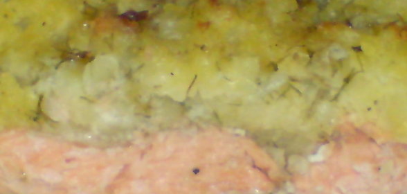 Рыбка под картофельной стружкой